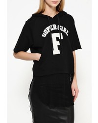 Женский черный худи от Fornarina