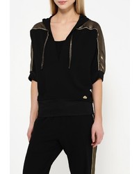 Женский черный худи от Fornarina