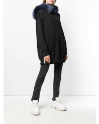 Женский черный худи от Mr & Mrs Italy