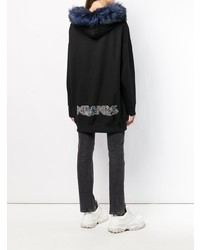 Женский черный худи от Mr & Mrs Italy