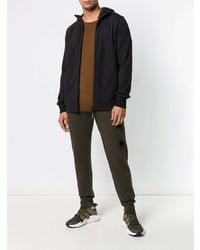 Мужской черный худи от CP Company