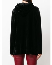 Женский черный худи от Plein Sud