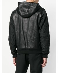 Мужской черный худи от Ea7 Emporio Armani