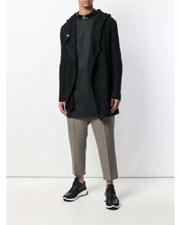 Мужской черный худи от Rick Owens