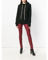 Женский черный худи от Rick Owens DRKSHDW