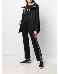 Женский черный худи от DKNY