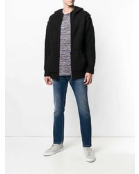 Мужской черный худи от Maison Flaneur