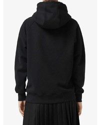 Женский черный худи от Burberry