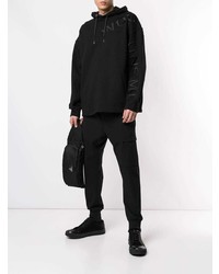 Мужской черный худи от Wooyoungmi