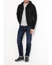 Мужской черный худи от Hopenlife