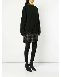 Женский черный худи от Strateas Carlucci