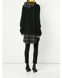 Женский черный худи от Strateas Carlucci