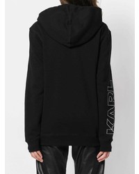 Женский черный худи от Karl Lagerfeld