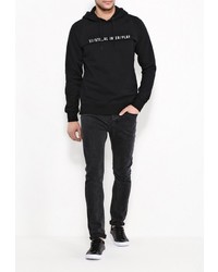 Мужской черный худи от Jack &amp; Jones