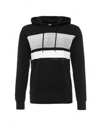 Мужской черный худи от Jack &amp; Jones