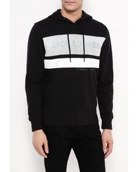 Мужской черный худи от Jack &amp; Jones