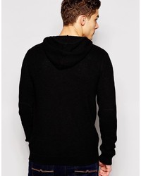 Мужской черный худи от Jack and Jones