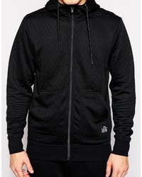 Мужской черный худи от Jack and Jones