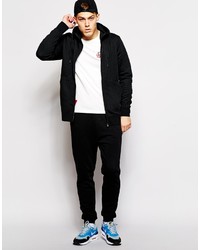 Мужской черный худи от Jack and Jones