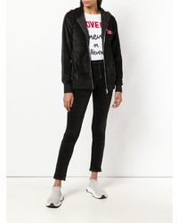 Женский черный худи от Quantum Courage