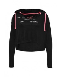 Женский черный худи от Jennyfer