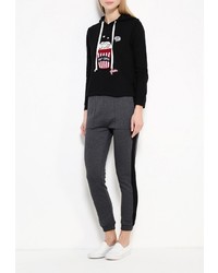 Женский черный худи от Jennyfer