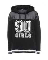 Женский черный худи от Jennyfer