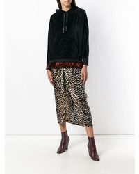 Женский черный худи от Maison Père