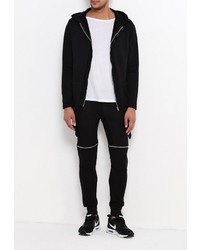 Мужской черный худи от Kamora