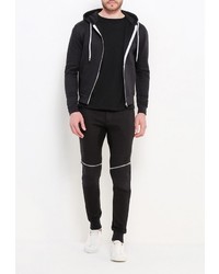 Мужской черный худи от Kamora