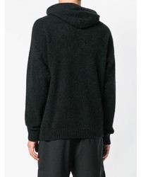 Мужской черный худи от Laneus