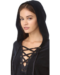 Женский черный худи от Pam & Gela