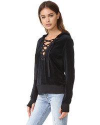 Женский черный худи от Pam & Gela