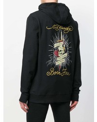 Мужской черный худи от Ed Hardy