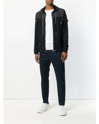 Мужской черный худи от Les Hommes Urban