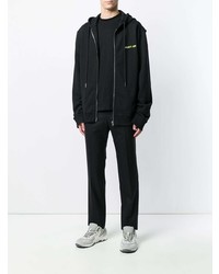 Мужской черный худи от Helmut Lang