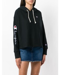 Женский черный худи от Champion