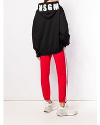 Женский черный худи от MSGM