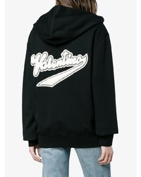 Женский черный худи от Valentino