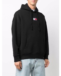 Мужской черный худи от Tommy Jeans