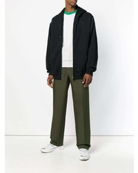 Мужской черный худи от MSGM