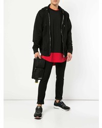 Мужской черный худи от Mastermind World