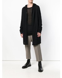 Мужской черный худи от Rick Owens