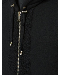 Мужской черный худи от Balmain