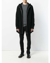 Мужской черный худи от Forcerepublik