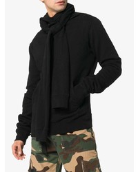 Мужской черный худи от Unravel Project