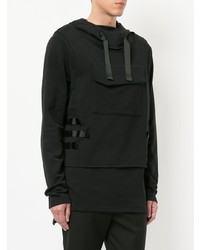 Мужской черный худи от Matthew Miller