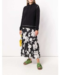 Женский черный худи от Ganni