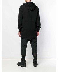 Мужской черный худи от Rick Owens