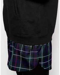 Мужской черный худи от Reclaimed Vintage